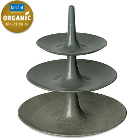 Koziol Babell Etagere - 3 laags - Large - As grijs