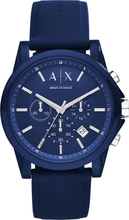Armani Exchange AX1327  Herenhorloge 44 mm - Blauw