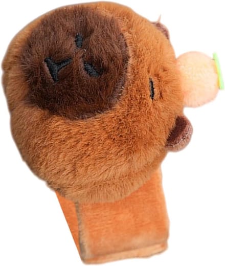 Fietsstuur Ornament - Dierenpop - Fietsdecoratie - Herbruikbaar ontwerp - 8.5 cm - Capibara