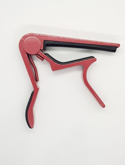 Gitaar Capo Aluminium / Klem voor Elektrische en Akoestische Gitaren - Rood