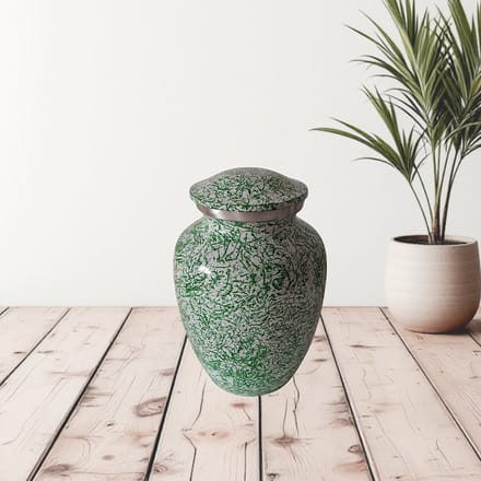Verdeel Urn - Dieren Urn - Kinder Urn Mint groen (Classic Mint White 14091)