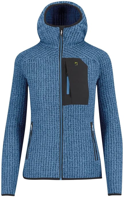 Karpos Rocchetta Evo Fleece Met Volledige Rits Blauw S Vrouw