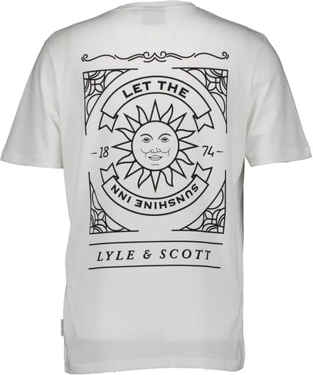 Lyle & Scott - Shirt Wit Lyle&scott Sunshine Inn Graphic T-shirts Wit Ts2307v