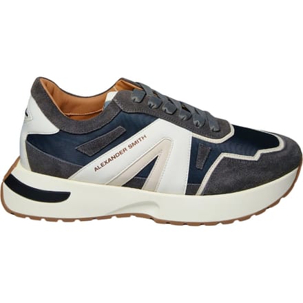 Mannenschoenen Alexander Smith Hyde Man Donkere rook