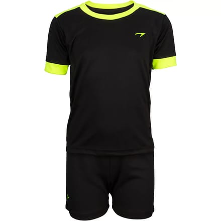 Avento Sportset Madrid - Junior - Zwart/Fluorgeel - 152