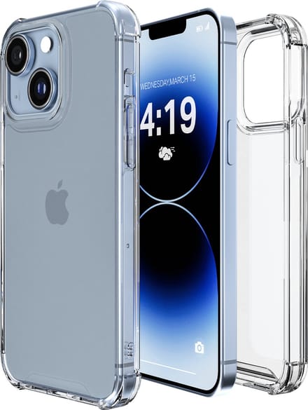 iTech Hoesje geschikt voor iPhone 14 Plus Transparant shock proof cover hoes case