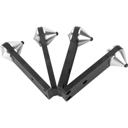 4 STUKS Gecombineerd Type Audio Speaker Voet Subwoofer Schokbestendige Spike Beugel gray