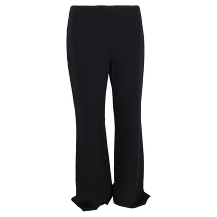 Michael Kors flared broek met hoge taille in zwart polyester