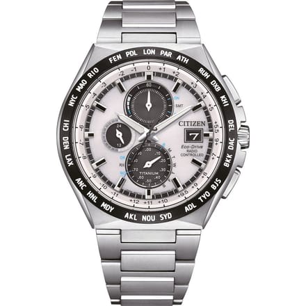 Citizen AT8238-84A Horloge - Titanium - Zilverkleurig - Ø 44 mm