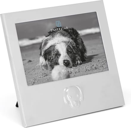 Zilverstad - Fotolijst Hond 15x10 verzilverd