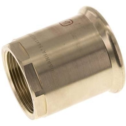 Perskoppeling - 54mm & Rp 1-1/2'' Persmof - Koperlegering