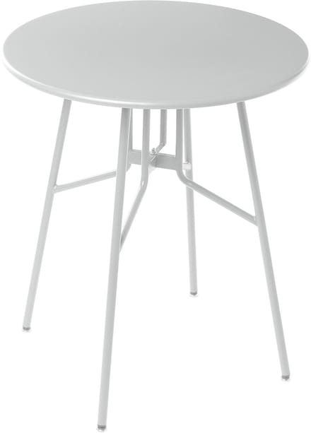 ANCONA - Tuintafel - Grijs - 90 cm - Aluminium