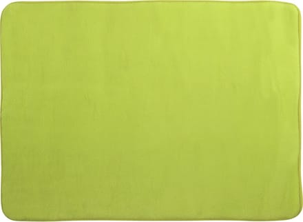 MSV Badkamerkleedje/badmat tapijt - voor op de vloer - appelgroen - 50 x 70 cm - Microfibre