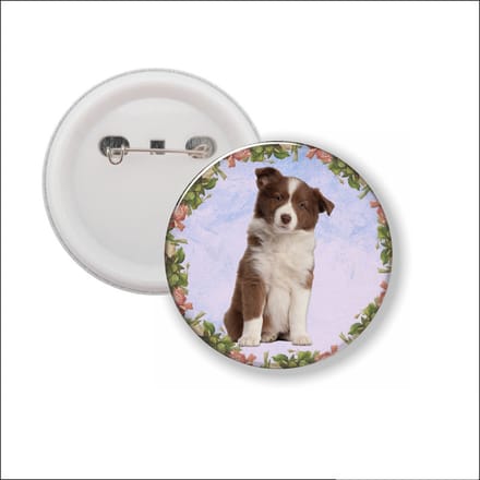 Button Met Speld - Hond