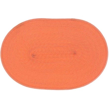 Unique Living | Placemat Daisy | Ovaal | Rotan | Oranje | 45x30cm