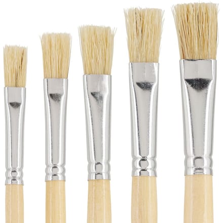 VBS Platte penseel "NATURE", set van 5