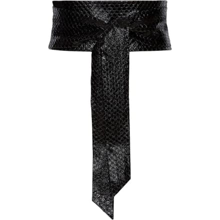 IRO Paris Nera Reptile Black Größe: 75 | Gürtel Outlet | Damen | Schwarz