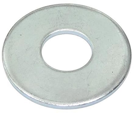 20 stuks Vlakke sluitringen M16 44mm - Verzinkt staal - DIN9021