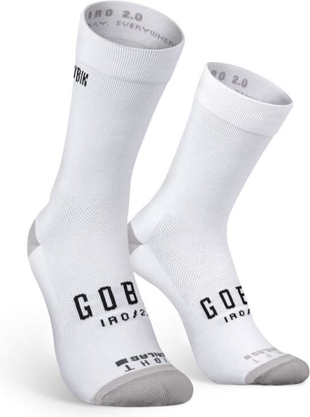 Gobik Fietssokken IRO 2.0 Wit - S/M (39-42)