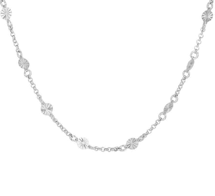 Zilver Gerhodineerde Collier 4 1332607