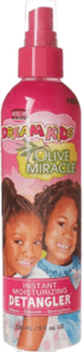 African Pride - Dream Kids - Olive Miracles - Instant Moisturizing Detangler Spray - 236ml
