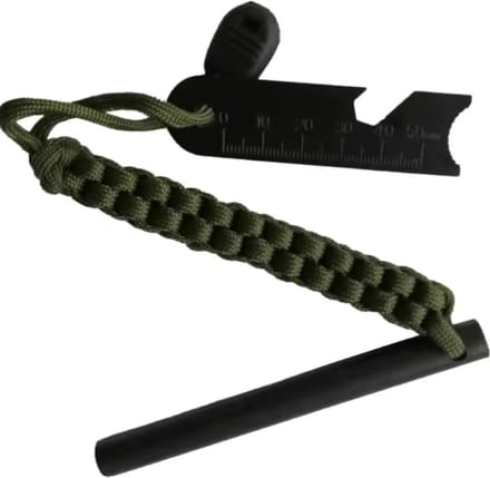 *** Fire Stick Magnesium Staaf - Vuur Maker - Magnesium Stick - Vuurstarter - Vonken Maker - Survival - 3 in 1 - Strijker - Magnesiumstaaf - van Heble® ***