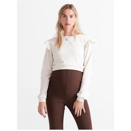 Prénatal zwangerschapssweater Light Brown Melange S Dames