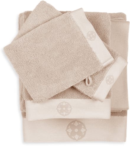 Kayori Taoru Douchelaken - 70x140 cm - Set van 2 - Zand