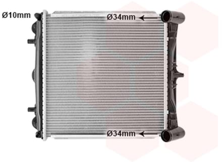 Van Wezel - RADIATOR VOOR PORSCHE 911 996 1997-2006 99610613150