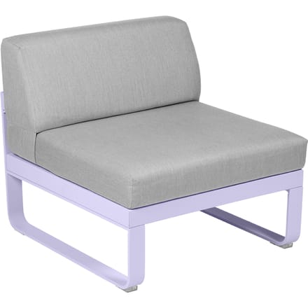Fermob BELLEVIE Zitbank Module Midden - D1 Marshmallow - 79 Flanelgrijs