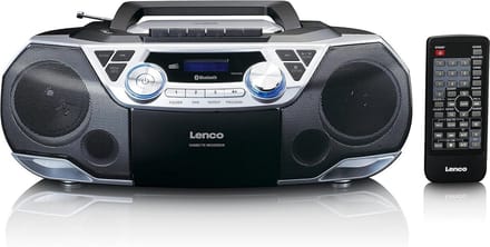Boombox DAB+ met Bluetooth 5.0 en Toploader CD/MP3 Speler - Multifunctioneel met Cassette Deck, FM Radio en USB Poort