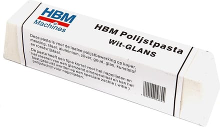 HBM Polijstpasta Wit voor Hoogglans Afwerking