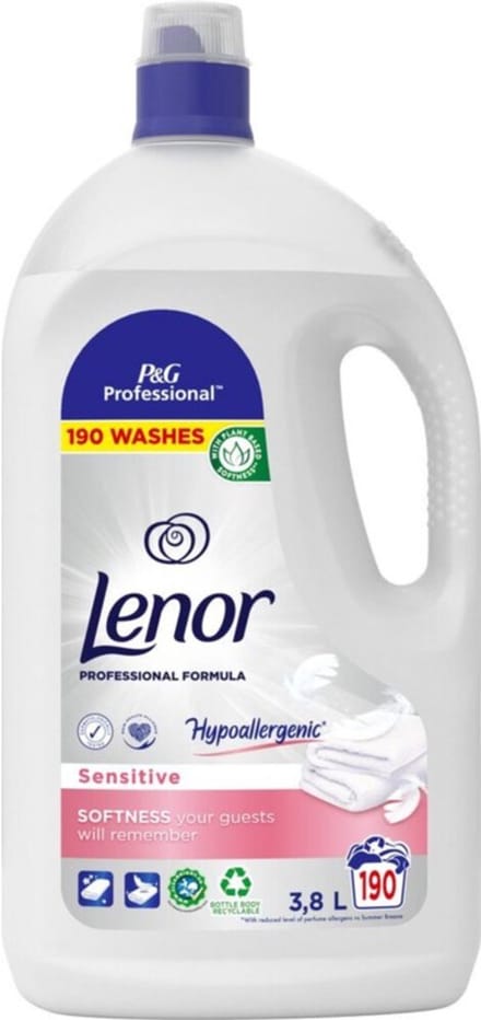 Lenor Wasverzachter Professional Sensitive 190 wasbeurten - 3,8 liter