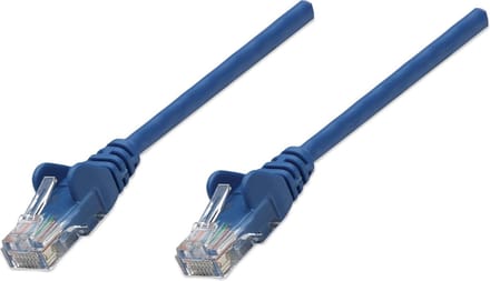 Intellinet 338400 RJ45 Netwerkkabel, patchkabel CAT 5e U/UTP 1.50 m Blauw 1 stuk(s)