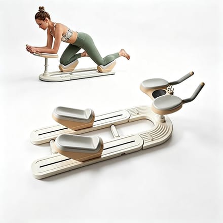 Rug Strekker Trainer - Wervelkolom Decompressie - Core Training - 3 Niveau Verstelbaar - 100 kg Belasting - Zwart