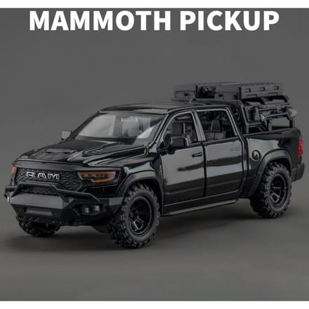 1:32 Dodge Ram 1000 Trx Mammoth Picku Legering Auto Model Geluid En Licht Pull Back Kinder Speelgoed Verzamelingen Verjaardagscadeau