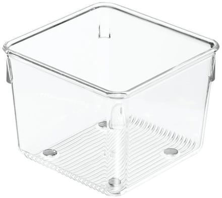 iDesign Ladebakjes transparant 8 cm hoog - 52730EU - Nestbaar