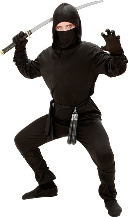 Ninja pak zwart kind goedkoop