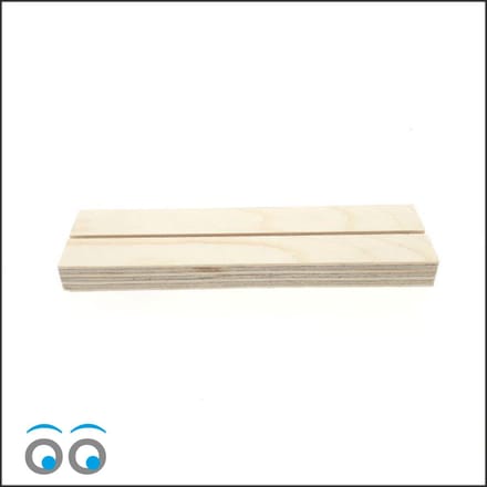 Luxe Kaarthouders - 20 cm - 2 Stuks - Blank hout