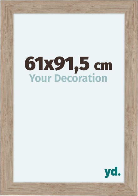 Your Decoration - Fotolijst 61x91,5 cm - MDF - Eiken Licht - Como
