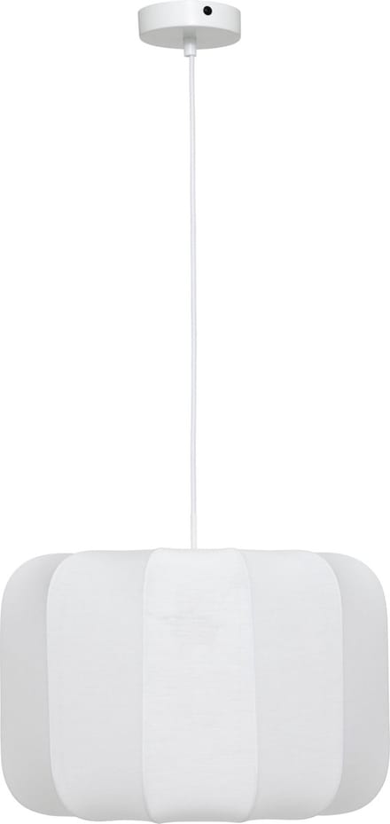 ATMOSPHERA Tobie hanglamp diameter 37 cm wit katoen