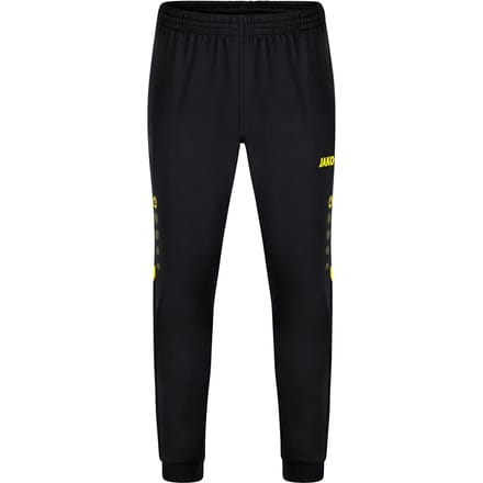 Jako Challenge Polyesterbroek Dames - Zwart / Citroen | Maat: 34