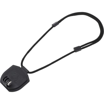 360 Graden Magnetische Borstmontage Nekband Ketting Lanyard Magneet Lichaamsmontages POV Selfie Houder black