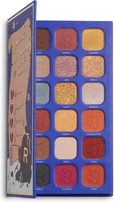 I Heart Revolution Eyeshadow Palette - Naughty List - Oogschaduw - Kerst - Christmas