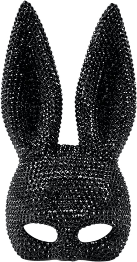 Bunny masker - sexy masker - glinsterende stenen - luxe masker - verleiding