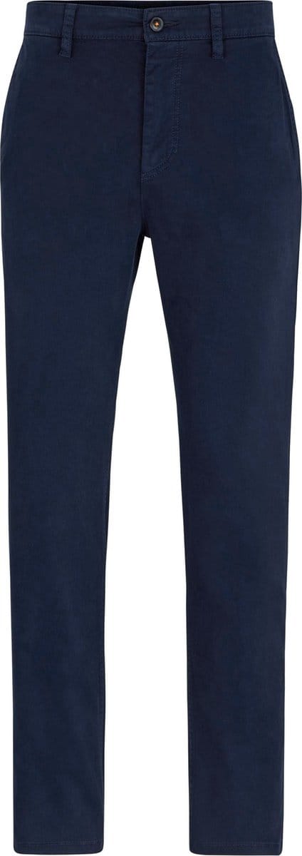 BOSS Satin Chino Donkerblauw (navy) - Maat W 31 - L 34 - Heren