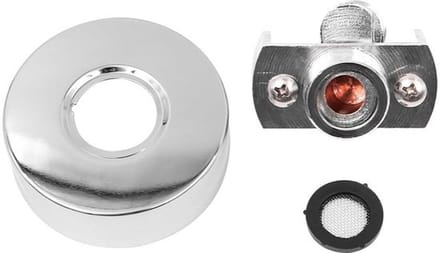 - Douchearmatuuradapter - Verstelbaar - Koper - Douchekraanadapter - Douchekopaccessoires - Geschikt voor schuin - Model CP030181