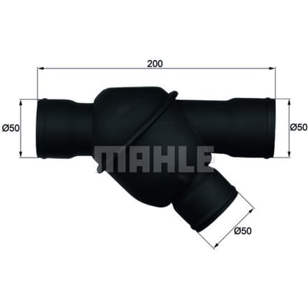 Thermostaat, koelvloeistof MAHLE TH 24 79