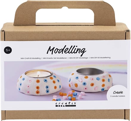 CC Mini Hobbyset Boetseren Kaarsenhouders
