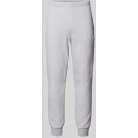 Slim fit sweatpants met logopatch